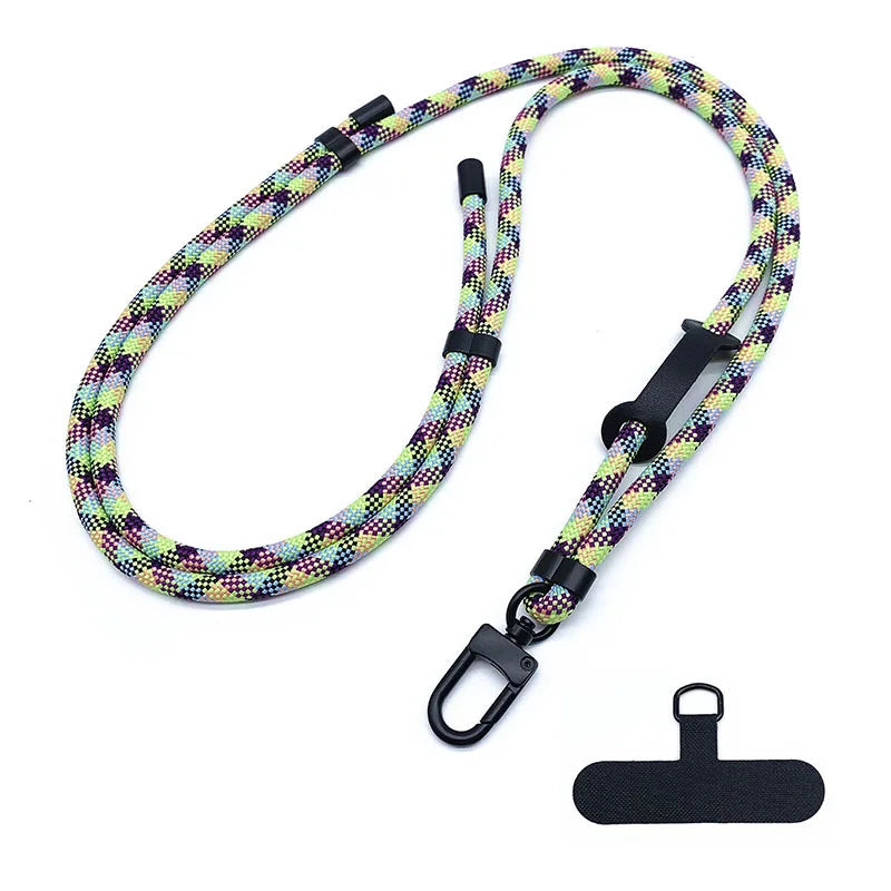 New Fashion Mobile Phone Lanyard Adjustable Outdoor Straps Universal Case Crossbody Shoulder Card Rope Anti-lost Chain for IPhone