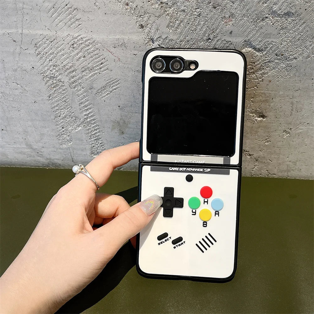 Cute Creative Game Case for Samsung Z Flip 6 5 4 Luxury Coque for Samsung Galaxy Fold Z Flip 6 3 4 5 flip5 flip4 flip6 Cover