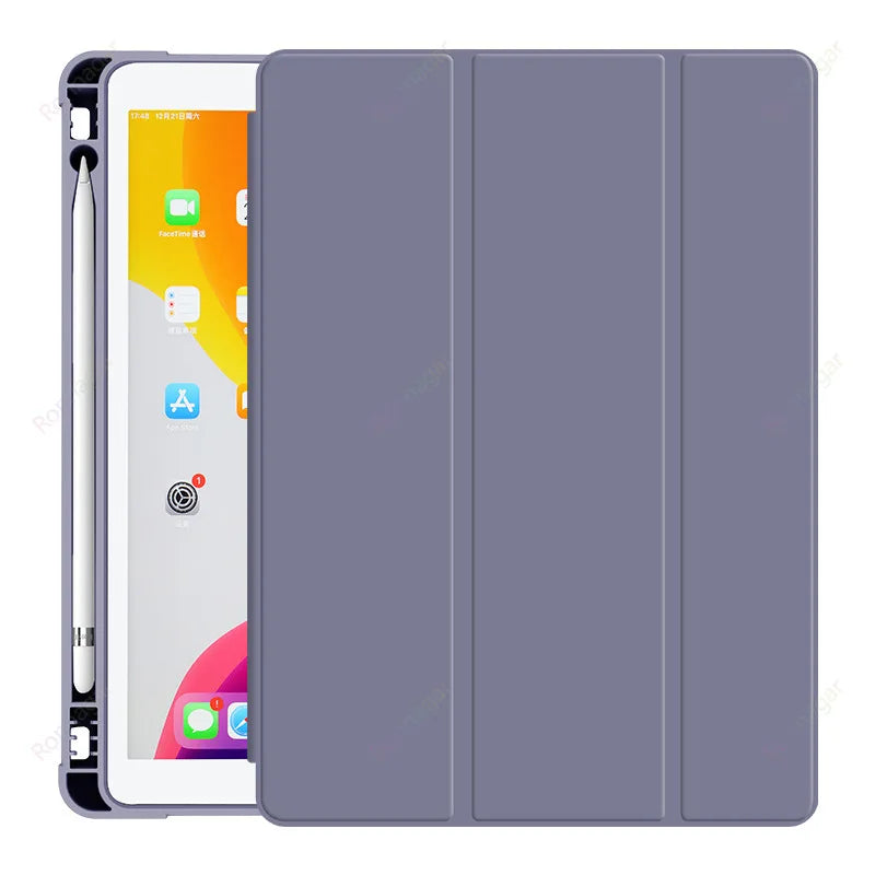With Pencil Slot Funda for iPad Air 2 Air 1 Air 11 M2 2024 Case iPad 9.7 2018 2017 Pro11 M4 Air5 Air4 10.9 5/6th 10th 7 8 9 10.2 - covers4phones