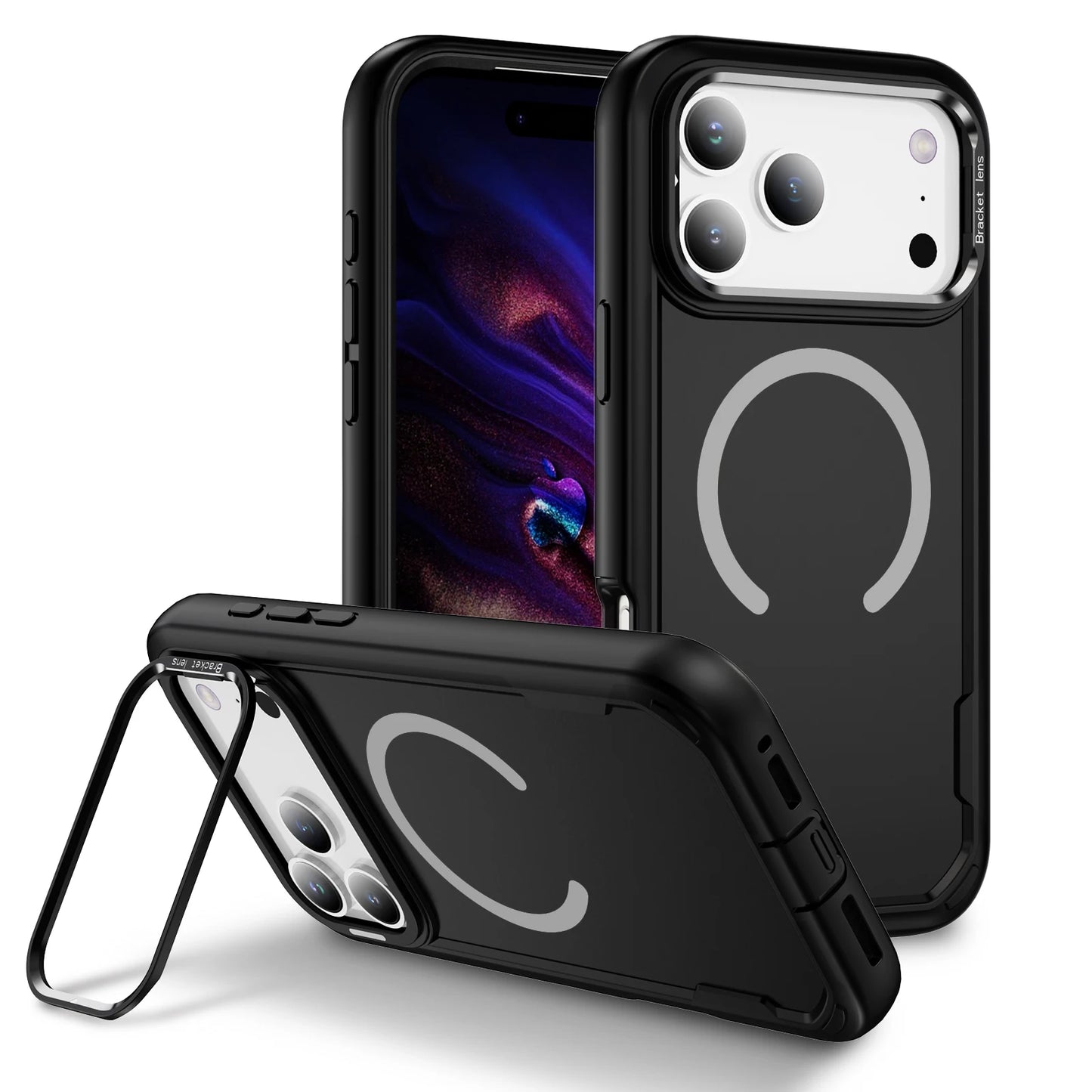 Case For iPhone 17 Pro Max 16 Pro 15 Pro Max 14 13 12 Magsafe Magnetic Camera Protective Full Body Shockproof Protective Covers