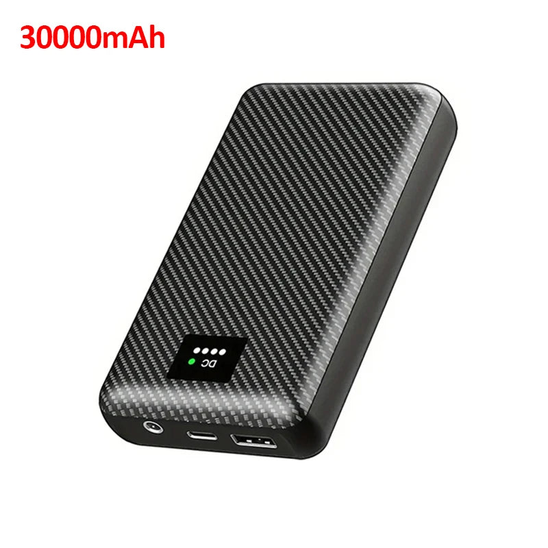 Ranwomen Powerbank 30000mAh Portable Heating Power Bank for Heating Vest Jacket Gloves Electric Heating Equipment DC Power Bank - covers4phones