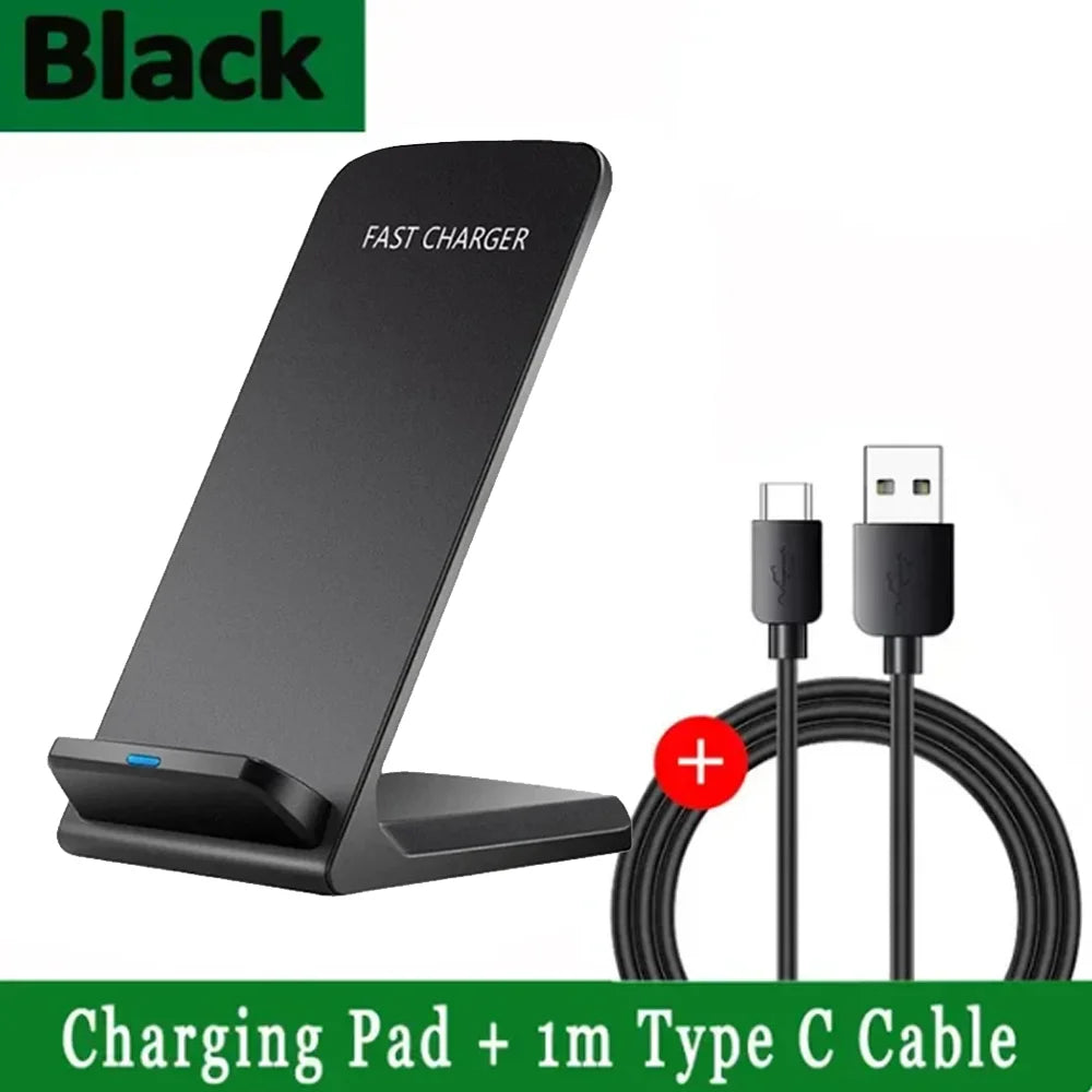 Wireless Charger Fast support for Samsung S24 S23 S22 21 Ultra Quick Charging Stand For iPhone 16 15 14 13 12Pro Max Xiaomi 14
