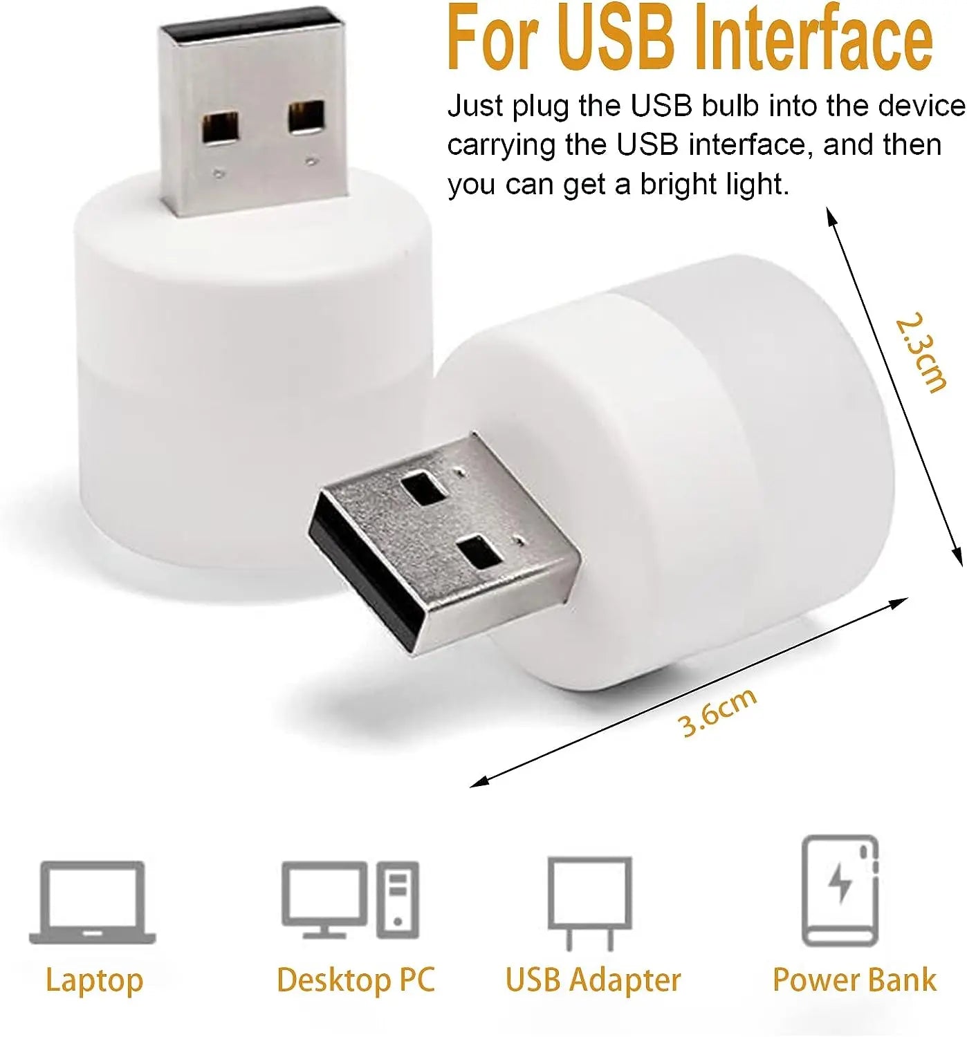 1/10Pcs Mini USB Night Light Warm White Eye Protection Book Reading Light USB Plug Computer Mobile Power Charging LED Night Lamp - covers4phones