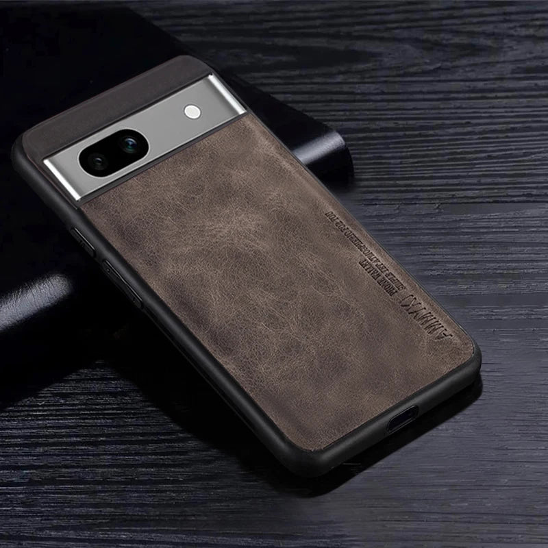 2025 Silicone Soft TPU Bumper cover For Google Pixel 7 7A Pro Case PU leather Silicone Case For Google Pixel 8 8A Pro Case