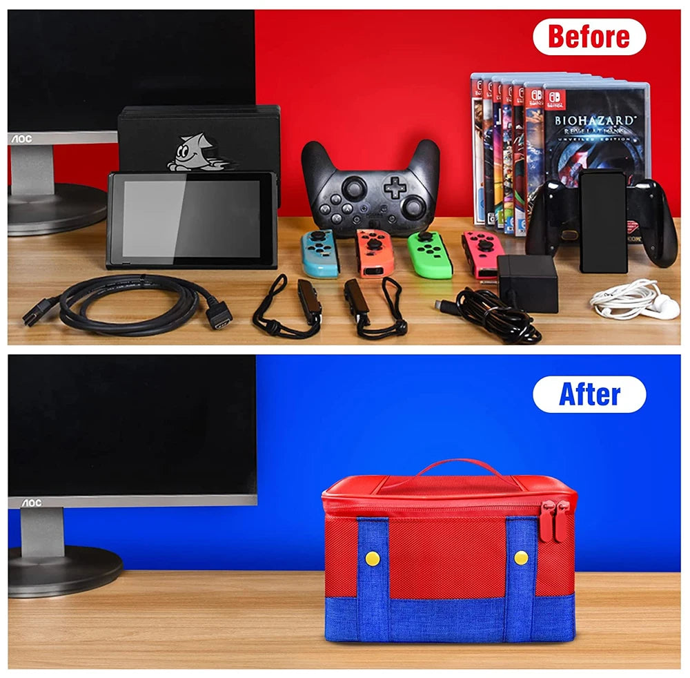 Switch Carrying Protective Case for Nintendo Switch OLED Console Pro Controller Travel Storage Bag Case For Switch Accessories - covers4phones