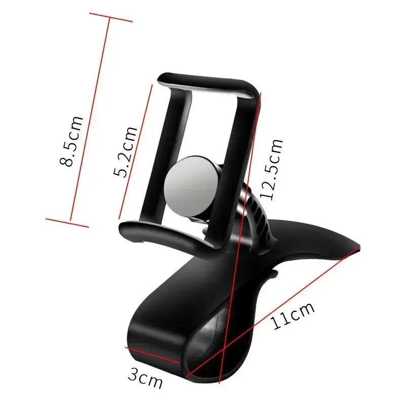Car Phone Holder Universal Dashboard Stand Easy Clip Mount GPS Bracket Car Mobile Phone Support in Car For iPhone Xiaomi Samsung - covers4phones