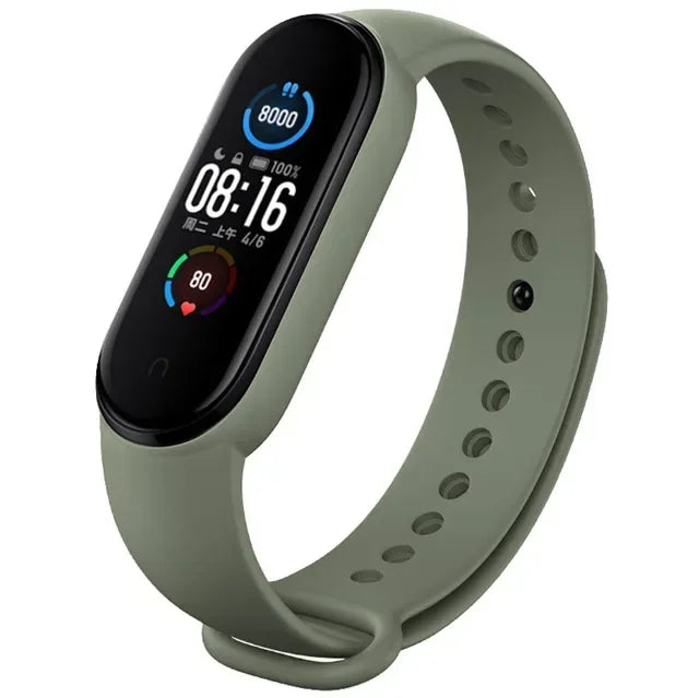 Watch Strap For Xiaomi Mi Band 7 6 5 4 3 Wristband Silicone Bracelet Wrist Straps MiBand 3/4 band5 band6 Smartwatch Accessories - covers4phones