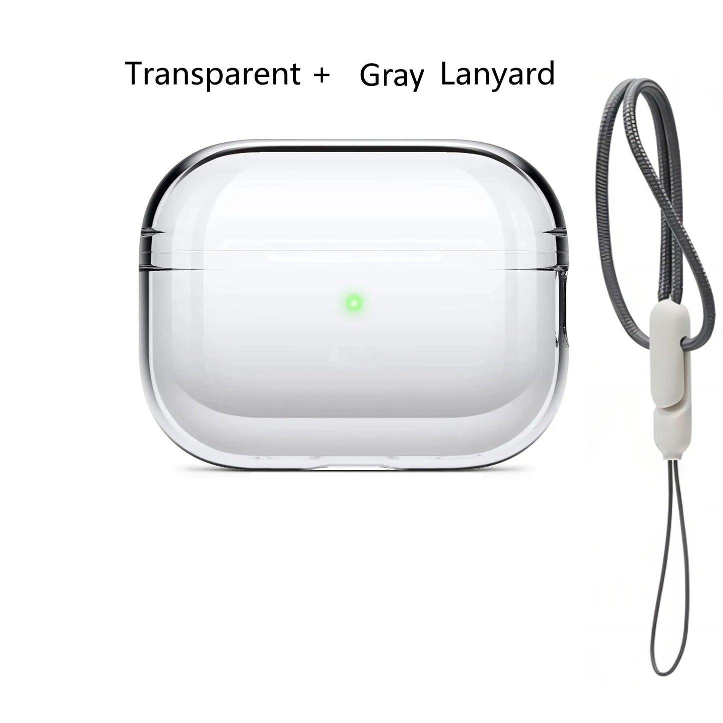 Transparent Protective Case Cover For Airpods Pro 2 TPU Soft Skin Shockproof Case Cover Designed for Airpods Pro2 Earbuds - covers4phones