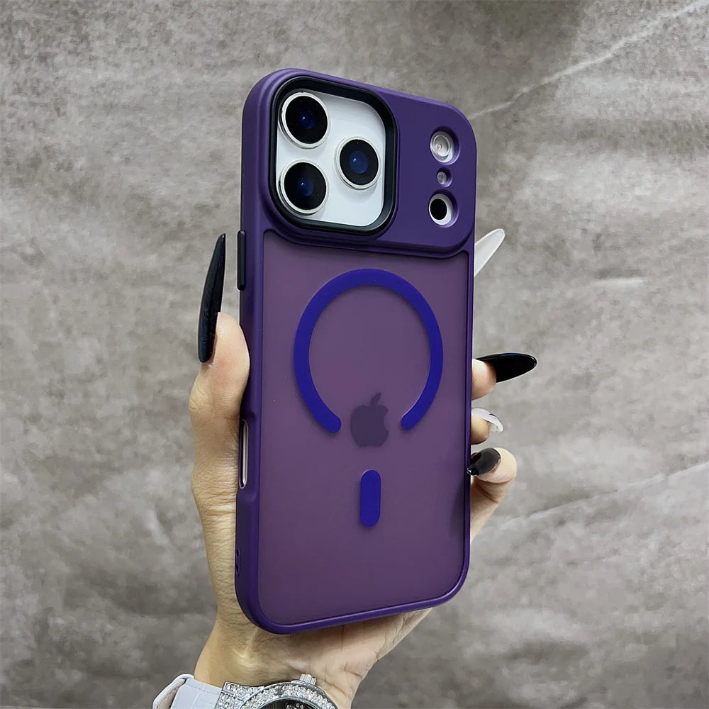 Matte Translucent Frosted Shockproof Magnetic Phone Case For iPhone 17 Air 16 15 14 13 12 17 Pro Max Magsafe Must-Haves Cover