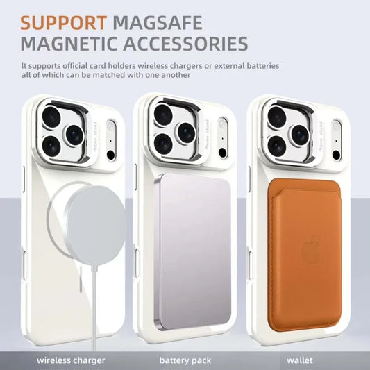 Bright high transparency magnetic case suitable for iPhone17Air 17Pro 16 15 14 13ProMax scratch resistant wireless charging case