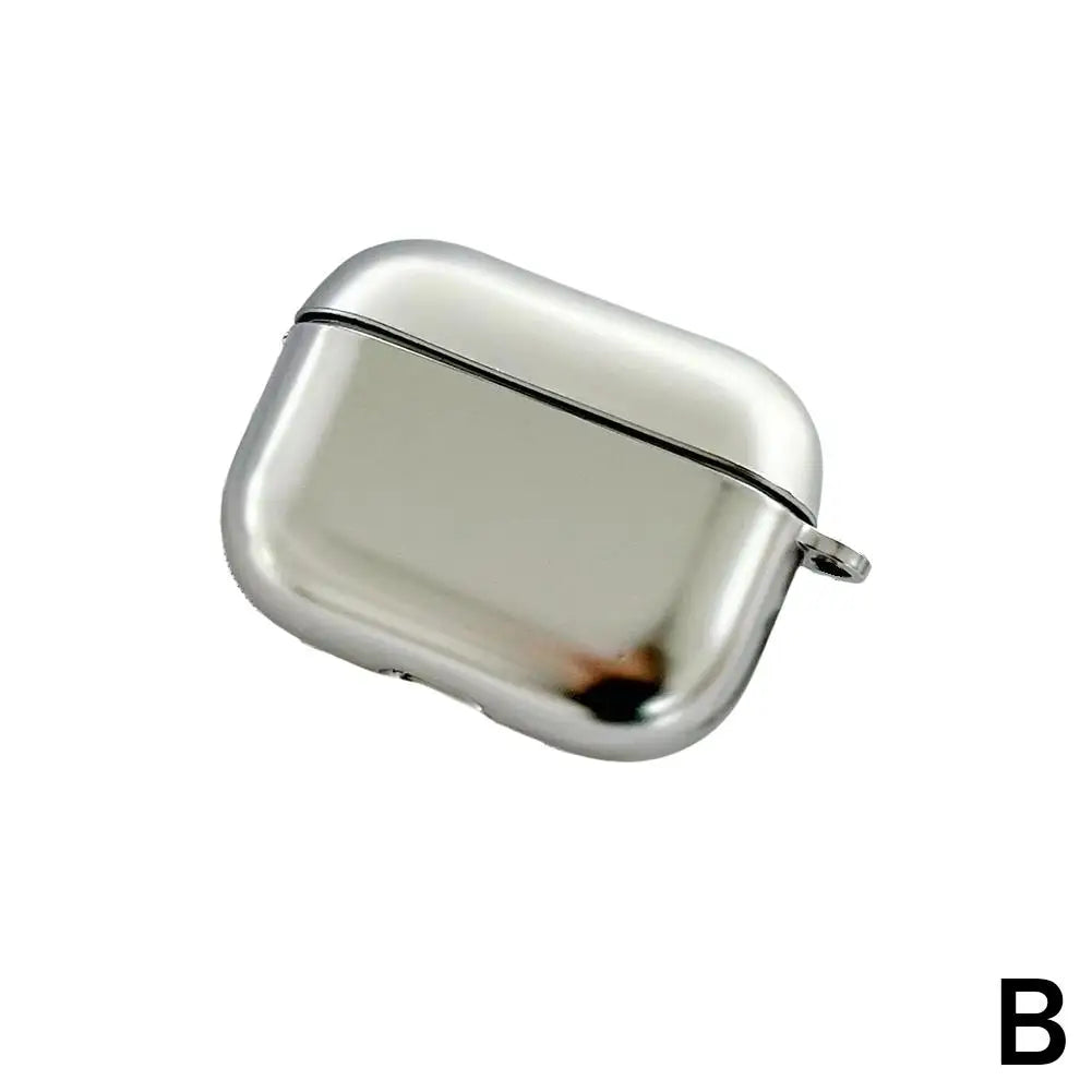 Silver Case for Airpods 4 Case Cover Glossy/Matte Soft TPU Shell Skin Guard Protector for AirPods 4th Generation Case Anti-Drop - covers4phones