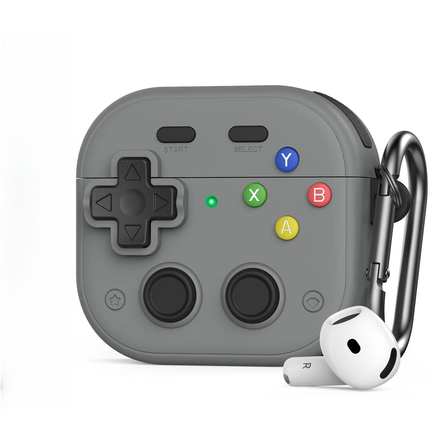 Case For Apple AirPods 4 With Lock Hard Earphone Protector Cover For Air Pods 4th Gen 2024 Case With Keychain ForAirPod Pro Case