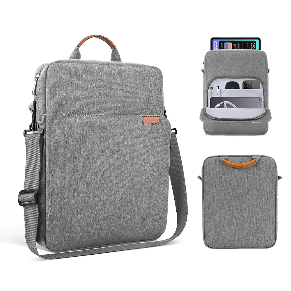 Tablet Bag For iPad Pro 12.9 iPad Air 11 13 2024 Pouch Case For iPad 7 8 9 10th Generation Air 5 4 3 Portable Sleeve Tablet Bag - covers4phones