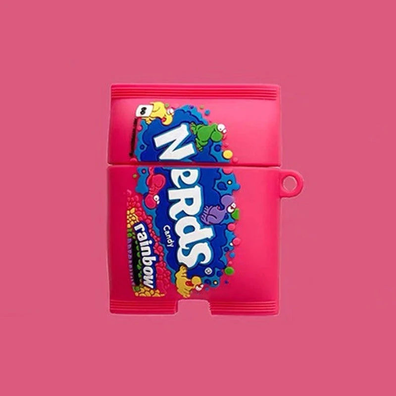 3D Cute Cartoon Creative Earphone Case For Airpods Pro 2 Snack Candy Silicone Soft Charging Box Cover For Airpods 1 2 4 3 2021 - covers4phones