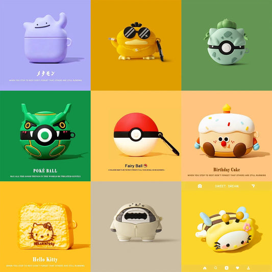 Cartoon Case Cover For Samsung Galaxy Buds 3 Pro Protective Sleeve Soft Shell Earphone Accessories Buds3 Box Funda - covers4phones