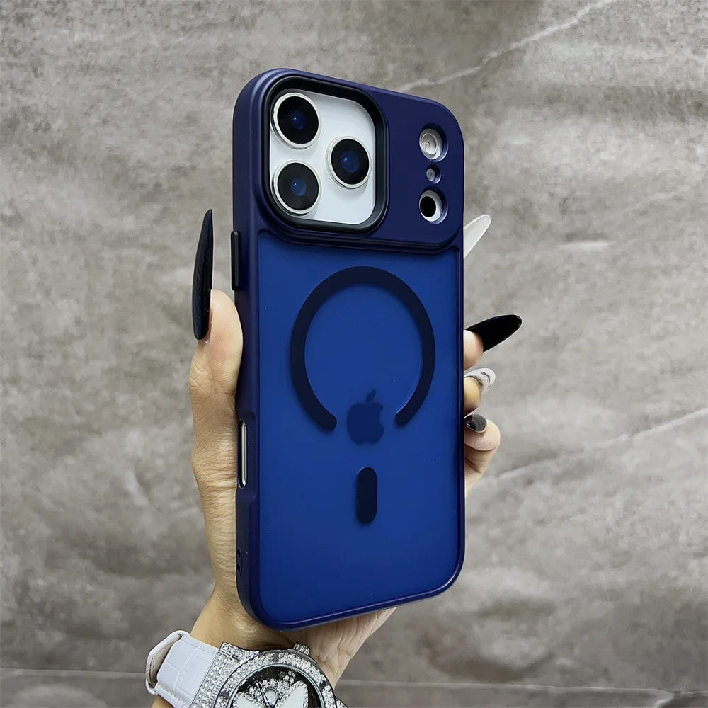 Matte Translucent Frosted Shockproof Magnetic Phone Case For iPhone 17 Air 16 15 14 13 12 17 Pro Max Magsafe Must-Haves Cover