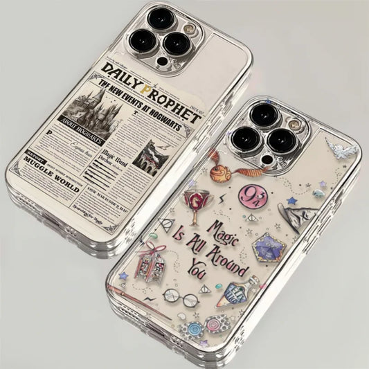 Case For iPhone 15 14 13 12 11 Pro Max Mini 6 6S 7 8 Plus X XS XR XSMAX SE 2 3 cover Cute Potters Wand Harries INS - covers4phones