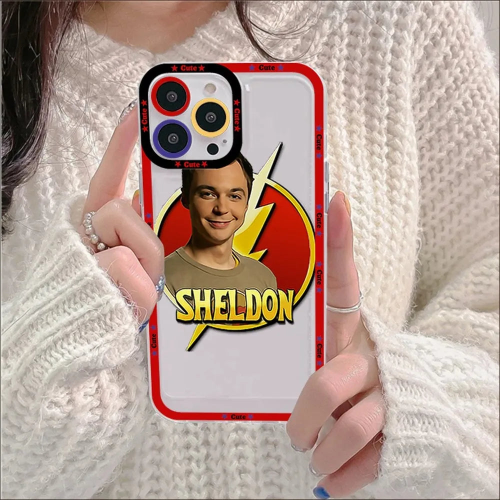 Bazinga The Big Bang Theory tv show Phone Case For iPhone 11 12 13 14 Mini Pro Max XR X XS TPU Case For 8 7 6 Plus SE 2020