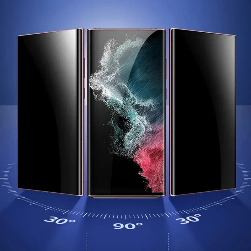 3Pcs Matte Ceramic Privacy Screen Protector for Samsung Galaxy S21 S20 S22 S23 S24 Ultra Note 20 10 S8 S9 S10 Plus Anti Spy Film - covers4phones