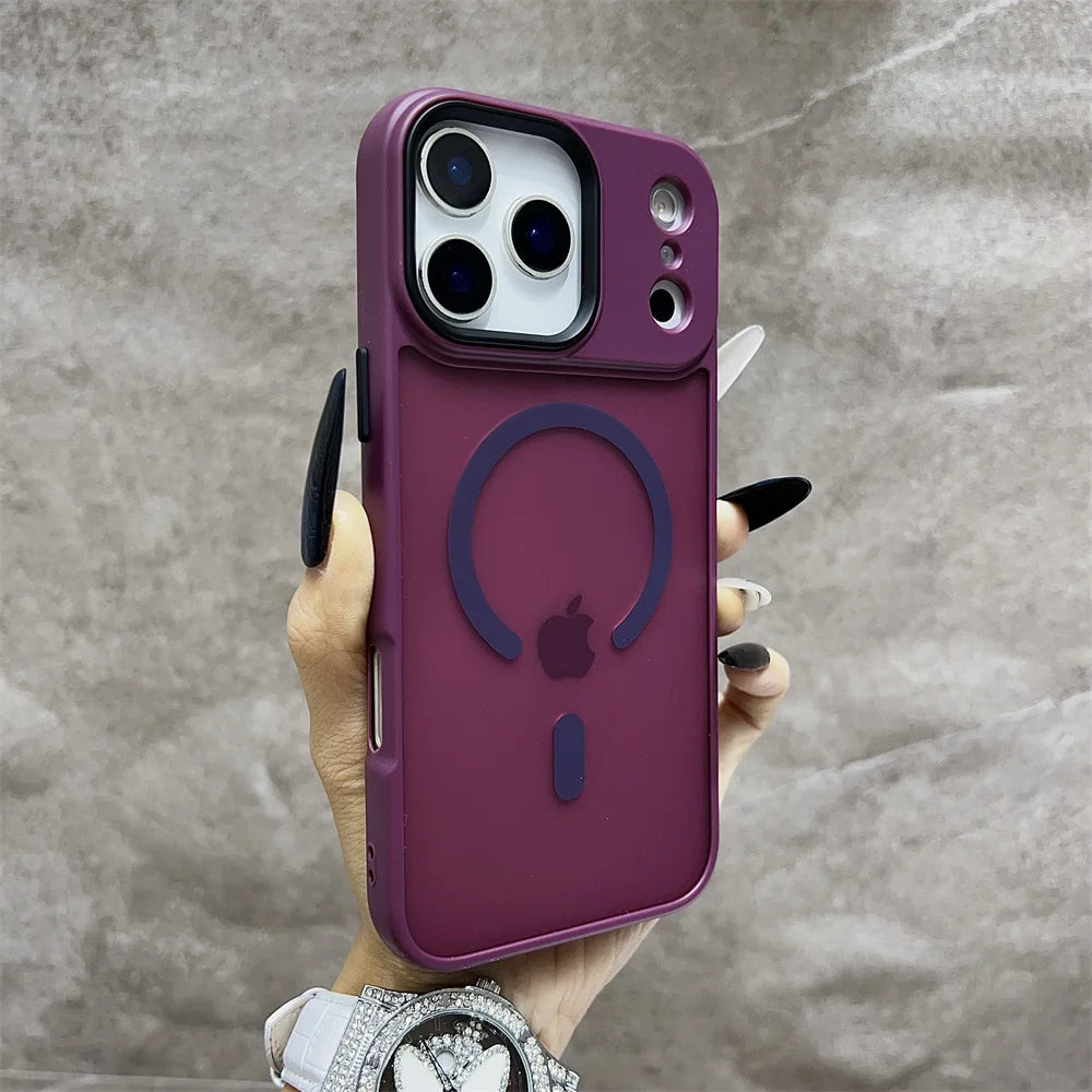 Matte Translucent Frosted Shockproof Magnetic Phone Case For iPhone 17 Air 16 15 14 13 12 17 Pro Max Magsafe Must-Haves Cover