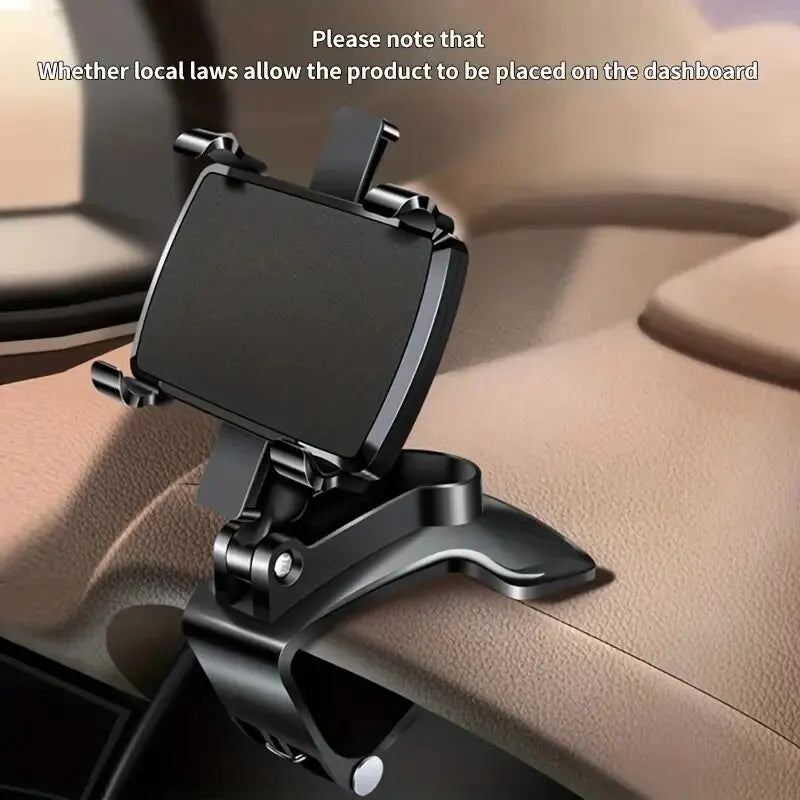 Car Phone Holder Stand Dashboard Car Clip Mount GPS Cell Mobile Phone Support in Car Bracket For All Phone iPhone Samsung Xiaomi - covers4phones