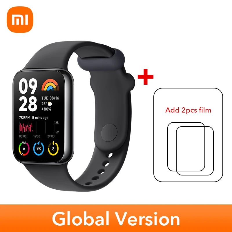 World Premiere Global Version Xiaomi Smart Band 8 Pro 1.74” AMOLED display Built-in Up to 14-day battery life Smart Band - covers4phones