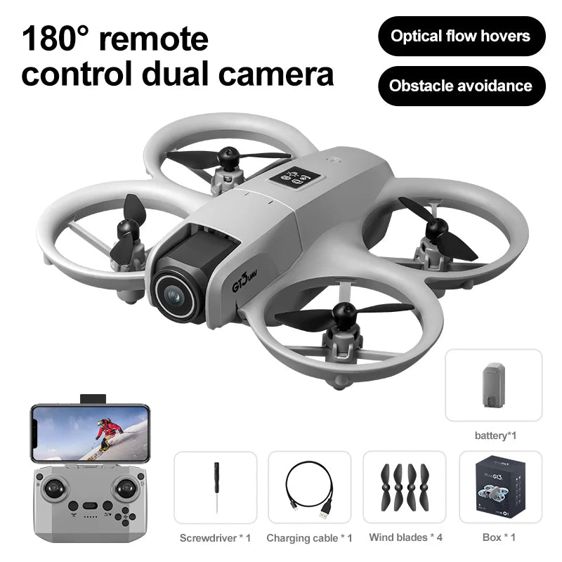 New GT3 Drone 8K HD Remote Control Headless Mode Helicopter 360° Flip FPV 5G WIFI Quadcopter Toys Mini Drone Fors Kid Toy Gifts