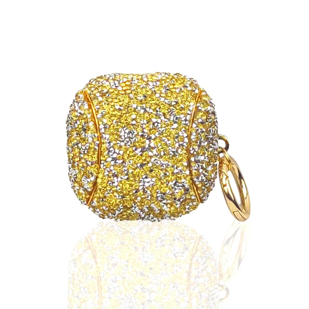 For Samsung Galaxy Buds 3 Live 2 Pro Case Luxury Bling Glitter Diamond Rhinestones For Galaxy Buds3Pro Buds2 Soft Earphone Cover