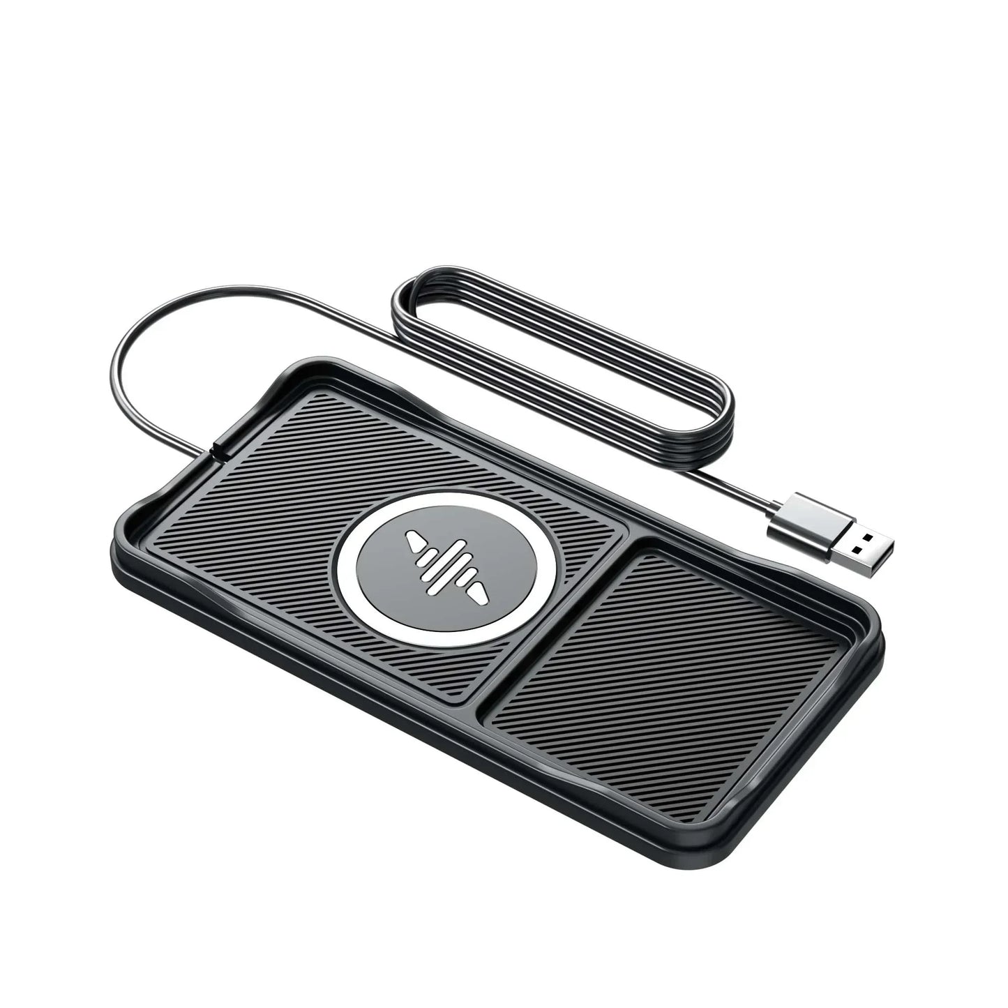 Car Wireless Charger Pad Base USB Cable for iPhone 16 15 14 13 12 Pro Max Samsung Xiaomi Airpods Pro 2 LG Fast Charging Station