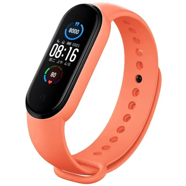 Watch Strap For Xiaomi Mi Band 7 6 5 4 3 Wristband Silicone Bracelet Wrist Straps MiBand 3/4 band5 band6 Smartwatch Accessories - covers4phones