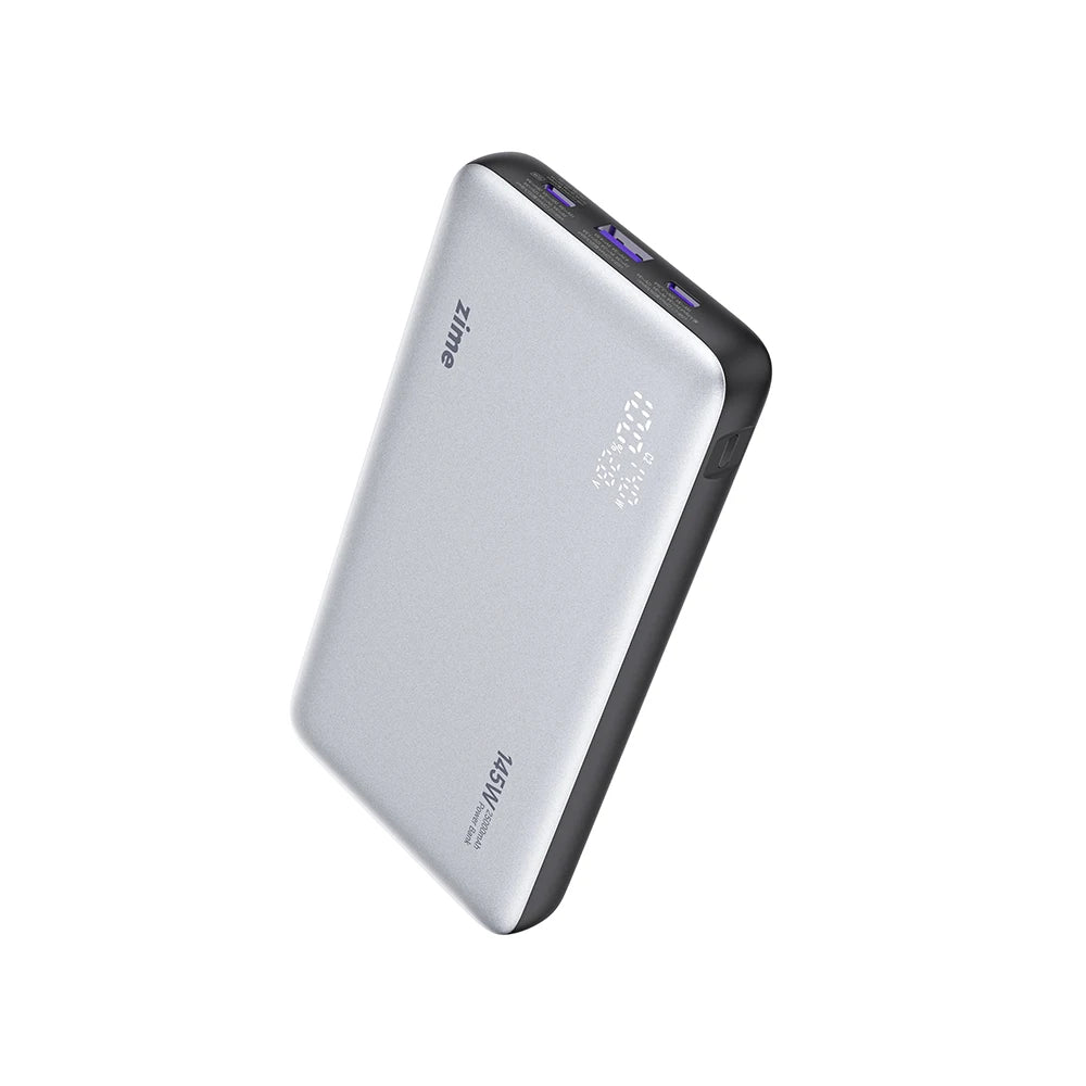 zime Pro Power Bank 145W 25000mAh PD Fast Charging Portable With External Battery For MacBook Pro/Air iPhone 15/14/13 And More - covers4phones