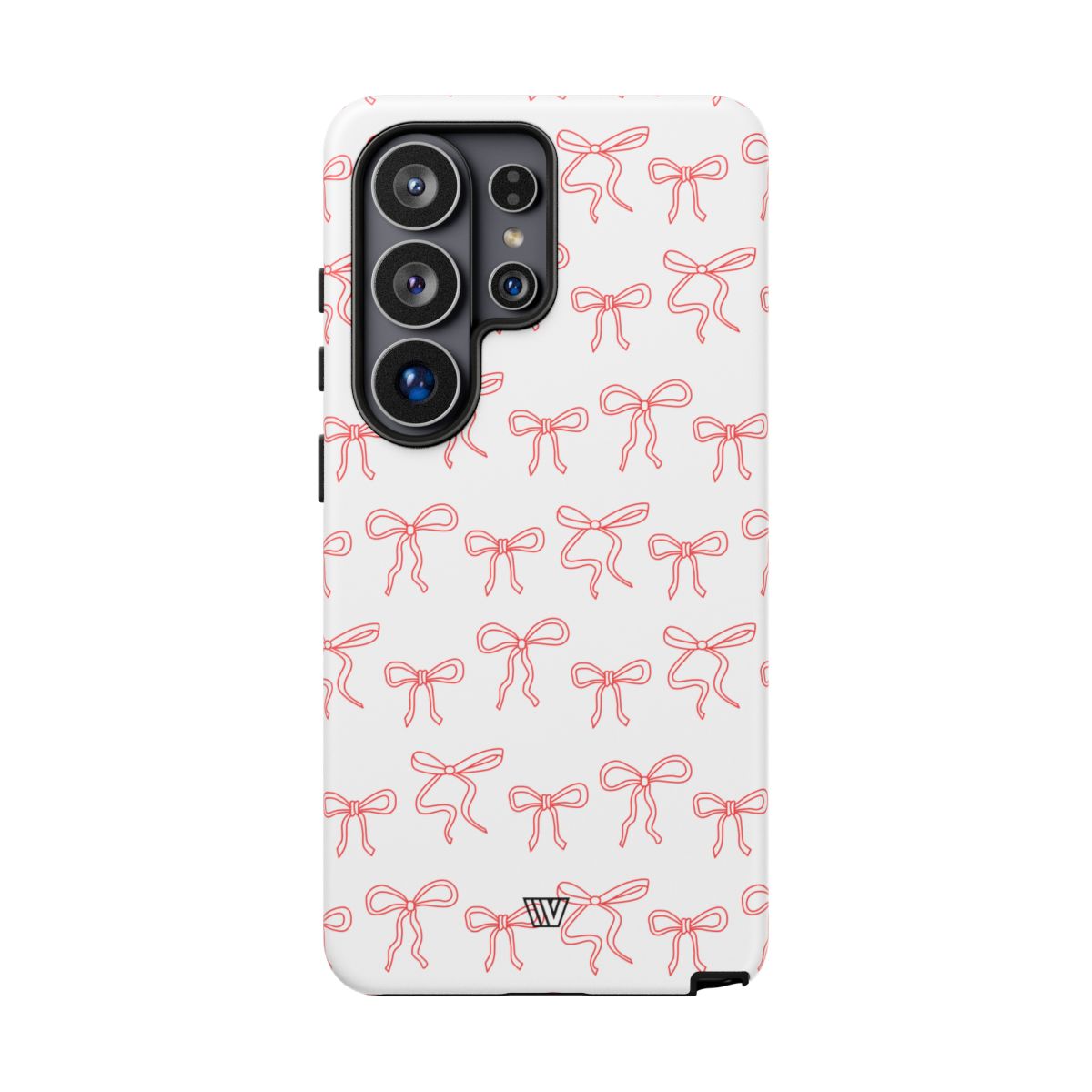 RED RIBBON CHARM | Tough Phone Case