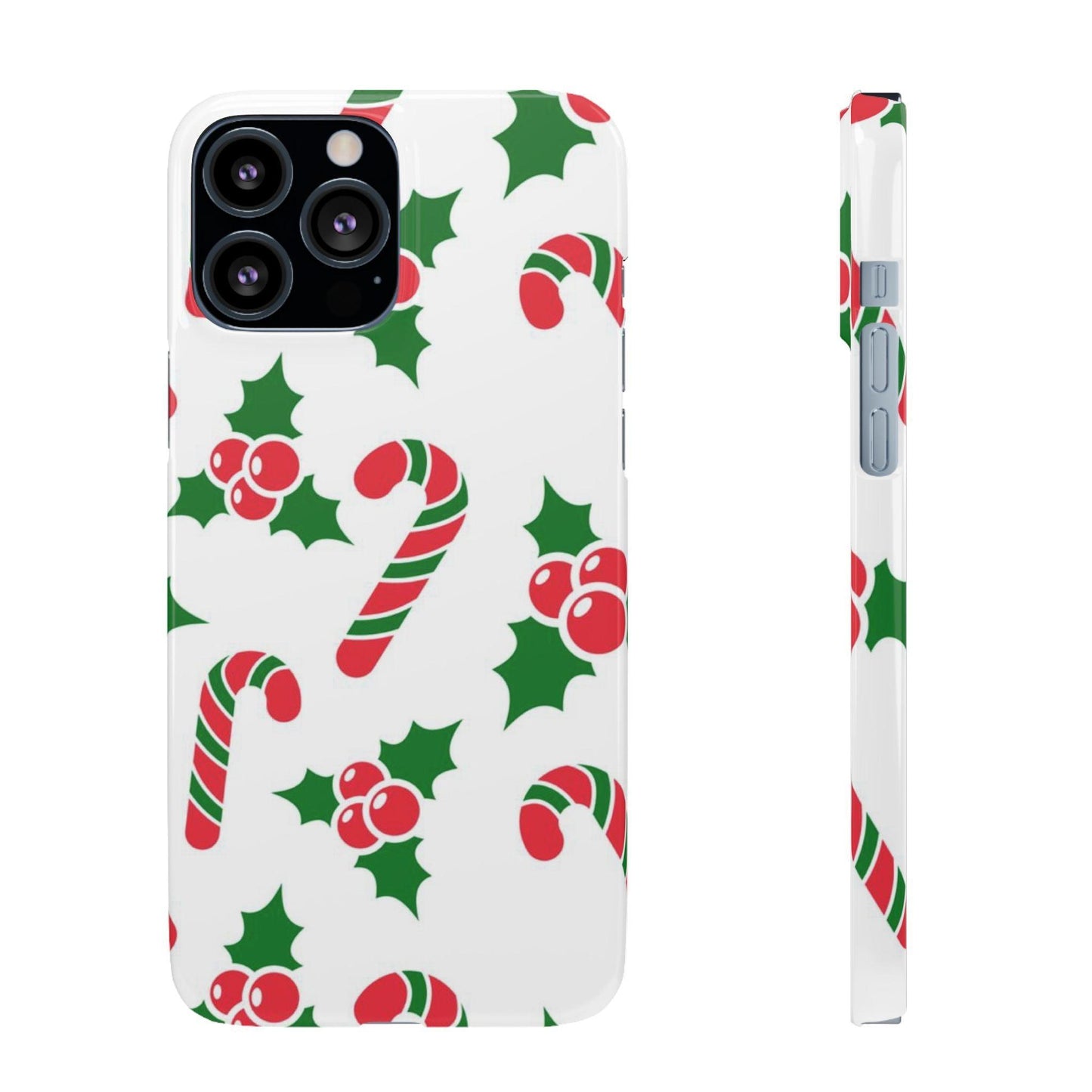 Custom iPhone Tough Phone Case – Christmas Santa Holiday Design, Festive Xmas Protection - covers4phones