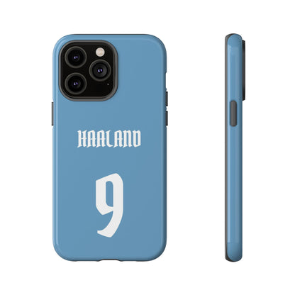 Erling Haaland PowerStrike – Rugged Dual-Layer Protection & Slim Profile | Compatible with iPhone 8 to 16 Pro Max & Samsung Galaxy S10 to S25 Ultra