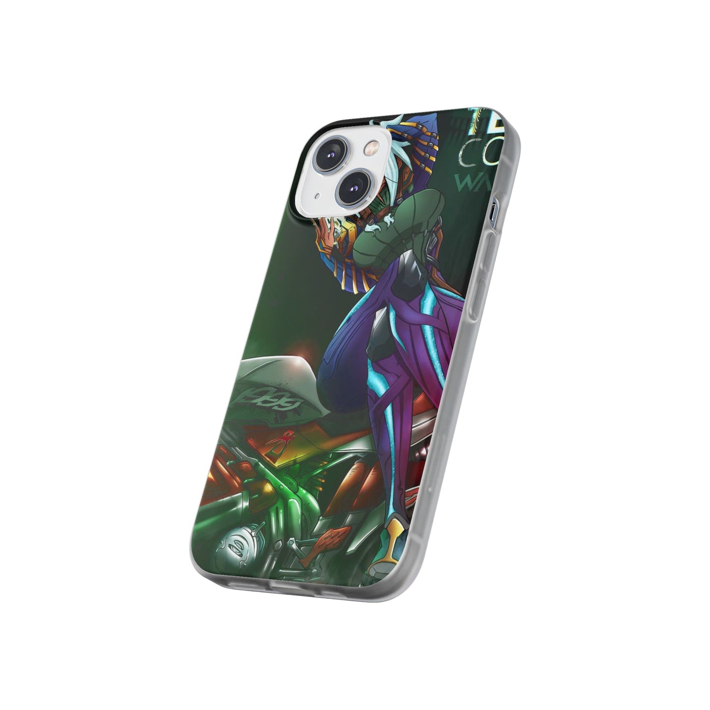 Anime-Inspired Phone Case - Flexi Cases, Custom Phone Cover, Gift for Her, Birthday Present, Unique Cell Phone Accessories