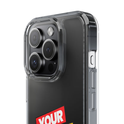 Custom Clear Transparent Cases for Phones - Personalized Protection, Ideal for Gifts, Birthdays, Holidays, Trendy Phone Accessories