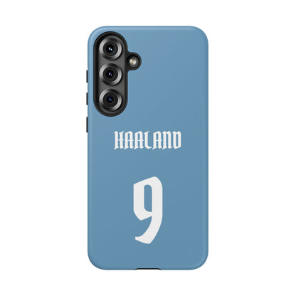 Erling Haaland PowerStrike – Rugged Dual-Layer Protection & Slim Profile | Compatible with iPhone 8 to 16 Pro Max & Samsung Galaxy S10 to S25 Ultra