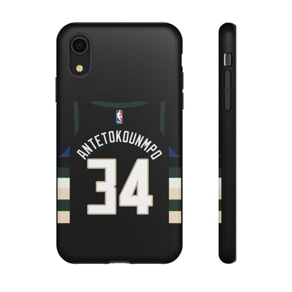 Giannis Antetokounmpo Force Drive Edition – Heavy-Duty ShockGuard Layers, Athletic Slim Fit | iPhone 8–16 Pro Max & Samsung S10–S25 Ultra Supported
