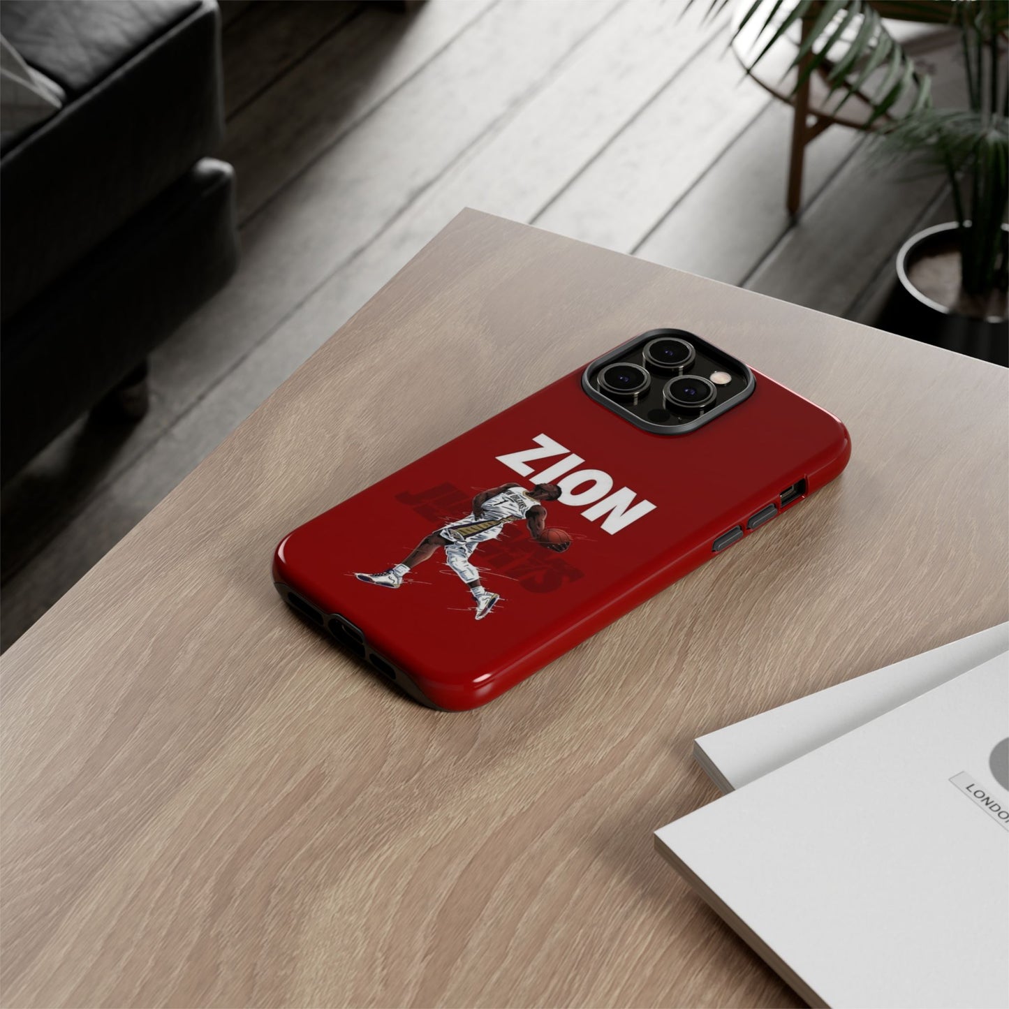 Zion Williamson Power Drive Edition – Rugged Dual-Layer Armor & Slim Fit | Compatible with iPhone 8–16 Pro Max & Samsung S10–S25 Ultra