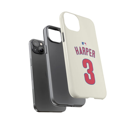 Bryce Harper PowerGrip – Dual-Layer Defense & Slim Fit | Compatible with iPhone 8 to 16 Pro Max & Samsung Galaxy S10 to S25 Ultra