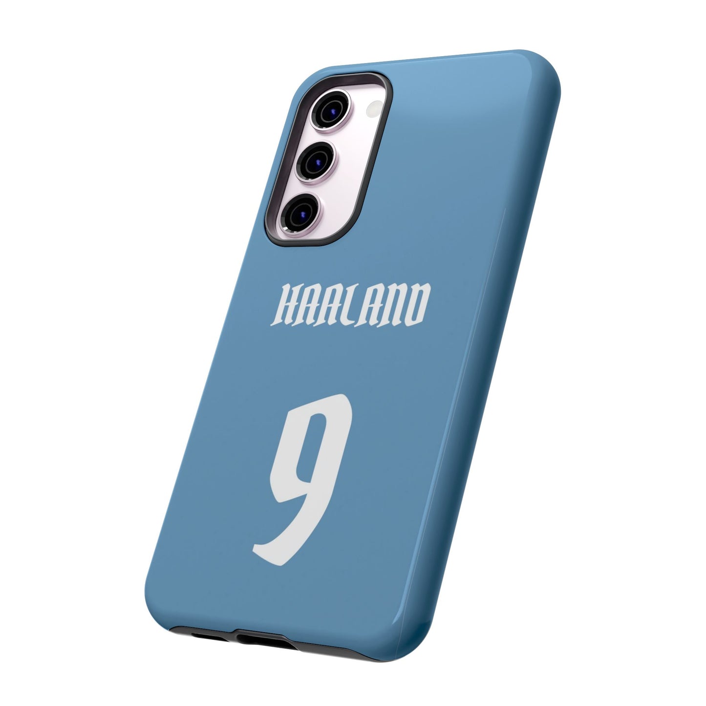 Erling Haaland PowerStrike – Rugged Dual-Layer Protection & Slim Profile | Compatible with iPhone 8 to 16 Pro Max & Samsung Galaxy S10 to S25 Ultra