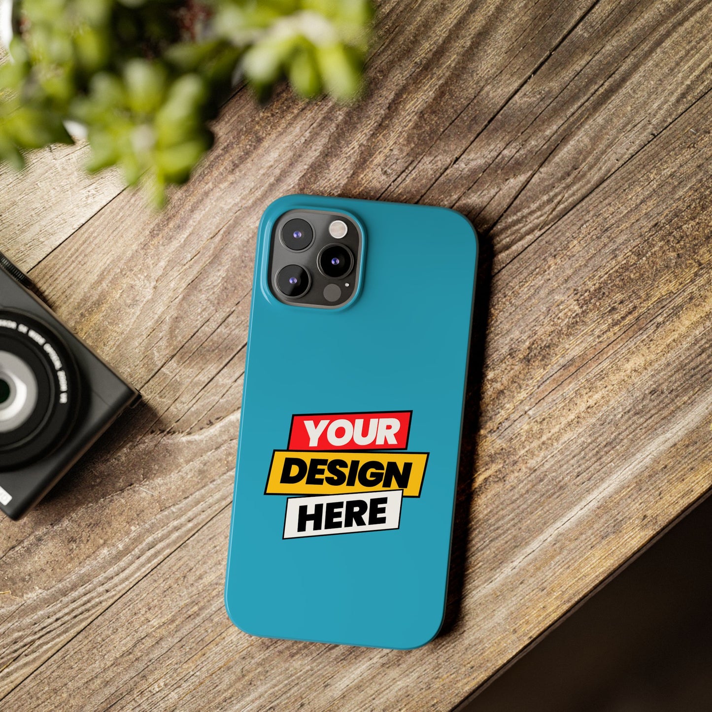 Cool Cat Slim Phone Case, Personalized Gift, Trendy Pet Lover Accessory, Unique Phone Cover, Animal Lover Case, Birthday Present