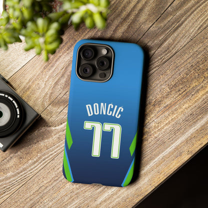 Luka Dončić Ice Vision Edition – Rugged Dual-Layer Build, Slim Fit | Compatible with iPhone 8–16 Pro Max & Samsung Galaxy S10–S25 Ultra