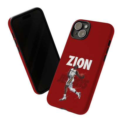 Zion Williamson Power Drive Edition – Rugged Dual-Layer Armor & Slim Fit | Compatible with iPhone 8–16 Pro Max & Samsung S10–S25 Ultra