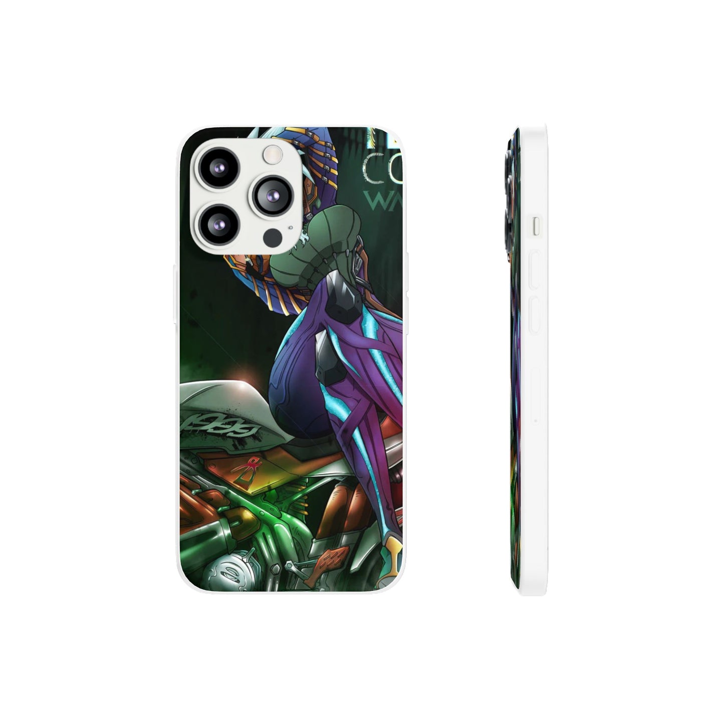 Anime-Inspired Phone Case - Flexi Cases, Custom Phone Cover, Gift for Her, Birthday Present, Unique Cell Phone Accessories