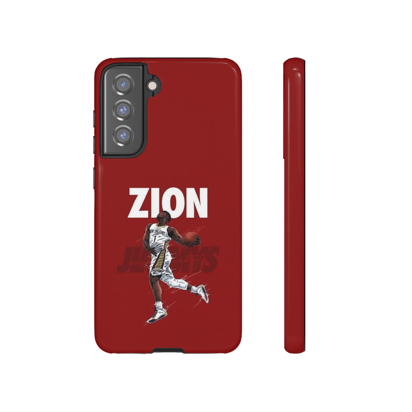 Zion Williamson Power Drive Edition – Rugged Dual-Layer Armor & Slim Fit | Compatible with iPhone 8–16 Pro Max & Samsung S10–S25 Ultra