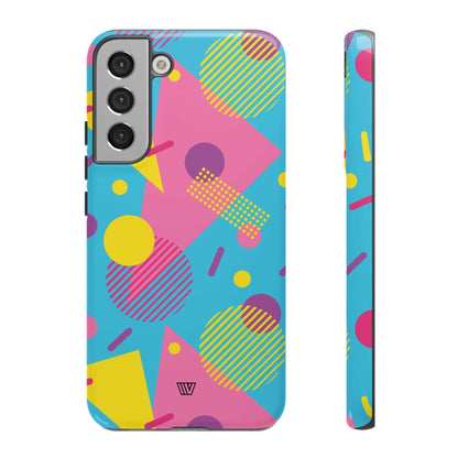 80s / 90s RETRO PATTERN LIGHT BLUE | Tough Phone Case
