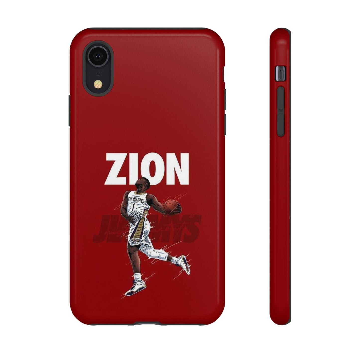 Zion Williamson Power Drive Edition – Rugged Dual-Layer Armor & Slim Fit | Compatible with iPhone 8–16 Pro Max & Samsung S10–S25 Ultra