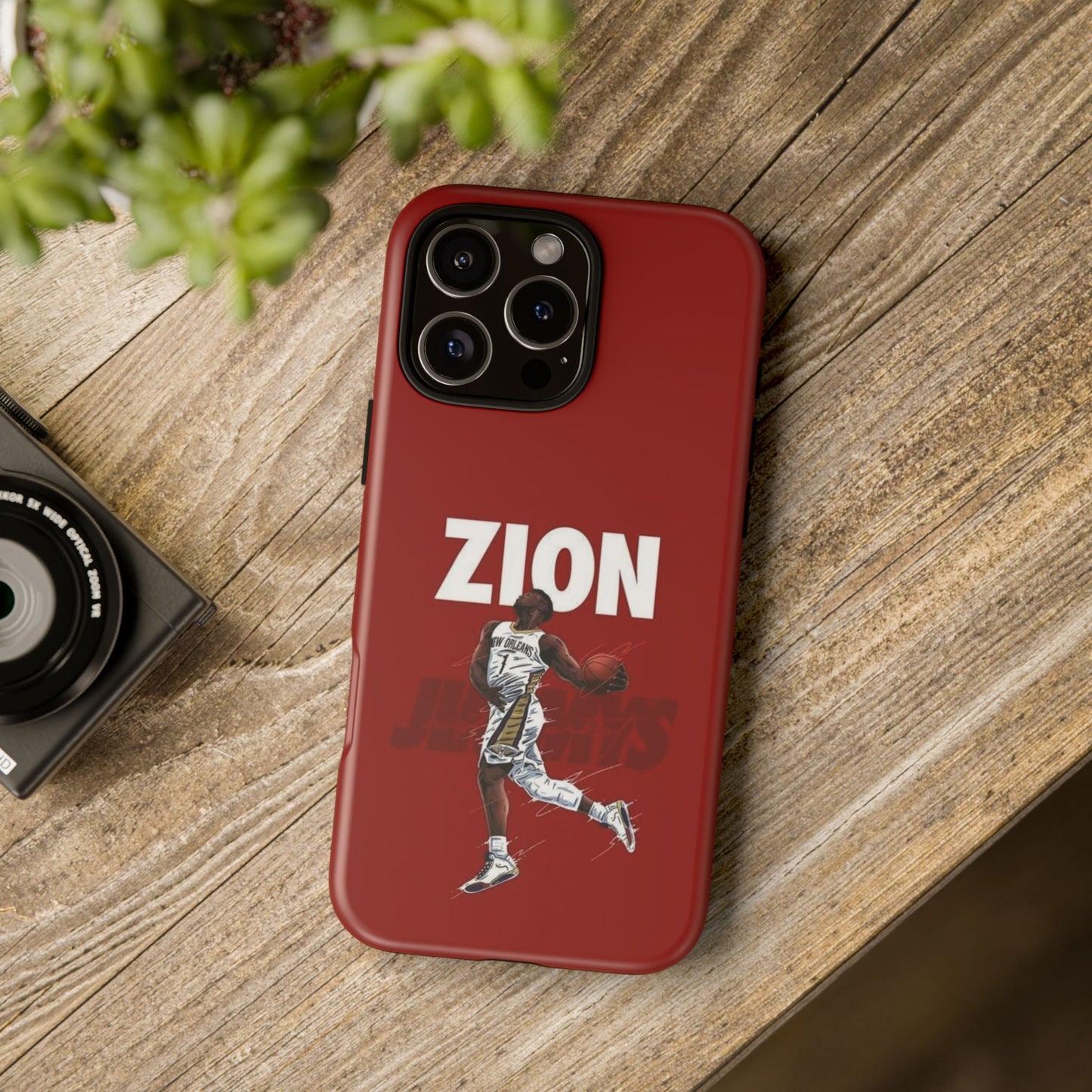 Zion Williamson Power Drive Edition – Rugged Dual-Layer Armor & Slim Fit | Compatible with iPhone 8–16 Pro Max & Samsung S10–S25 Ultra