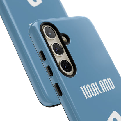 Erling Haaland PowerStrike – Rugged Dual-Layer Protection & Slim Profile | Compatible with iPhone 8 to 16 Pro Max & Samsung Galaxy S10 to S25 Ultra